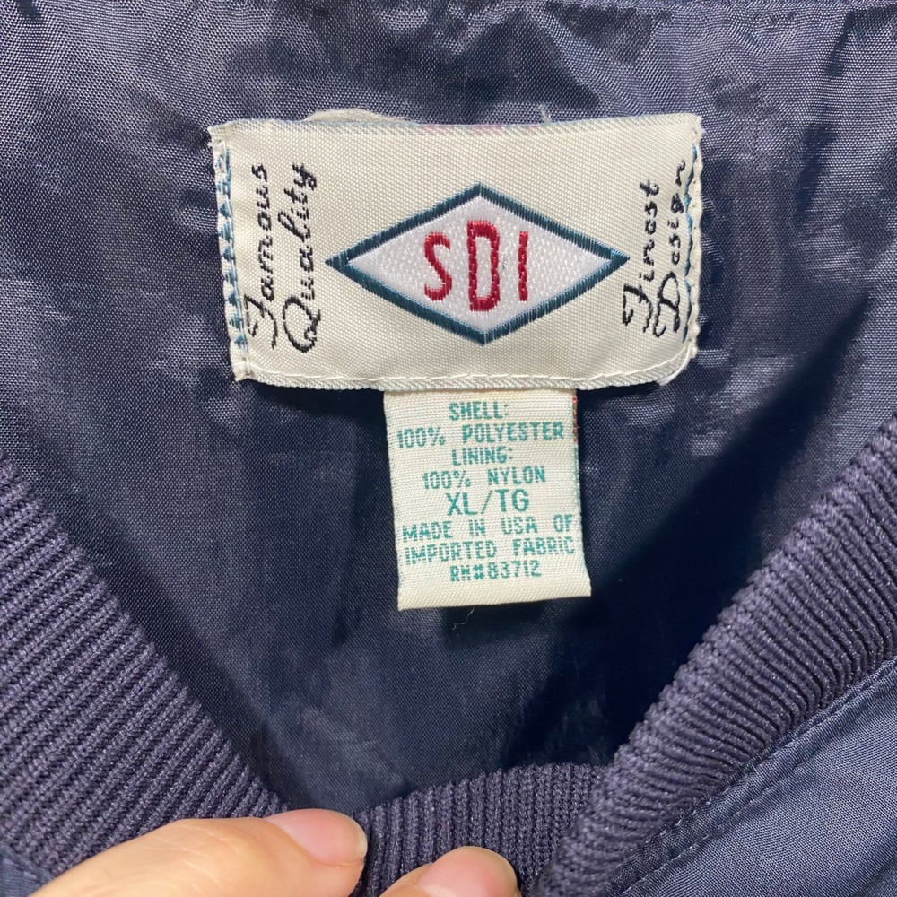 Vintage Golden Oaks Golf Pullover Windbreaker Jacket Mens XL/TG USA Flag - Picture 6 of 8